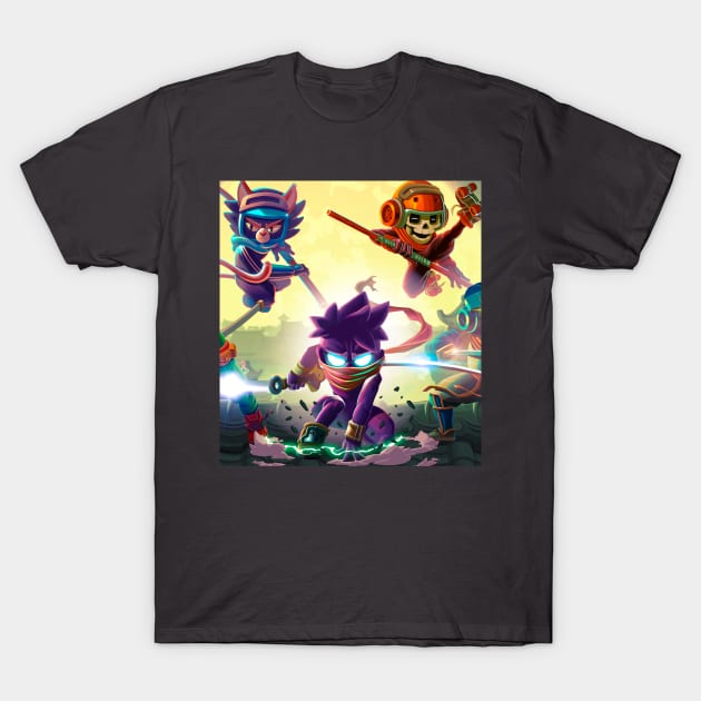 NINJA DASH! T-Shirt by CISNEROS